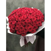 Bouquet of 101 red roses